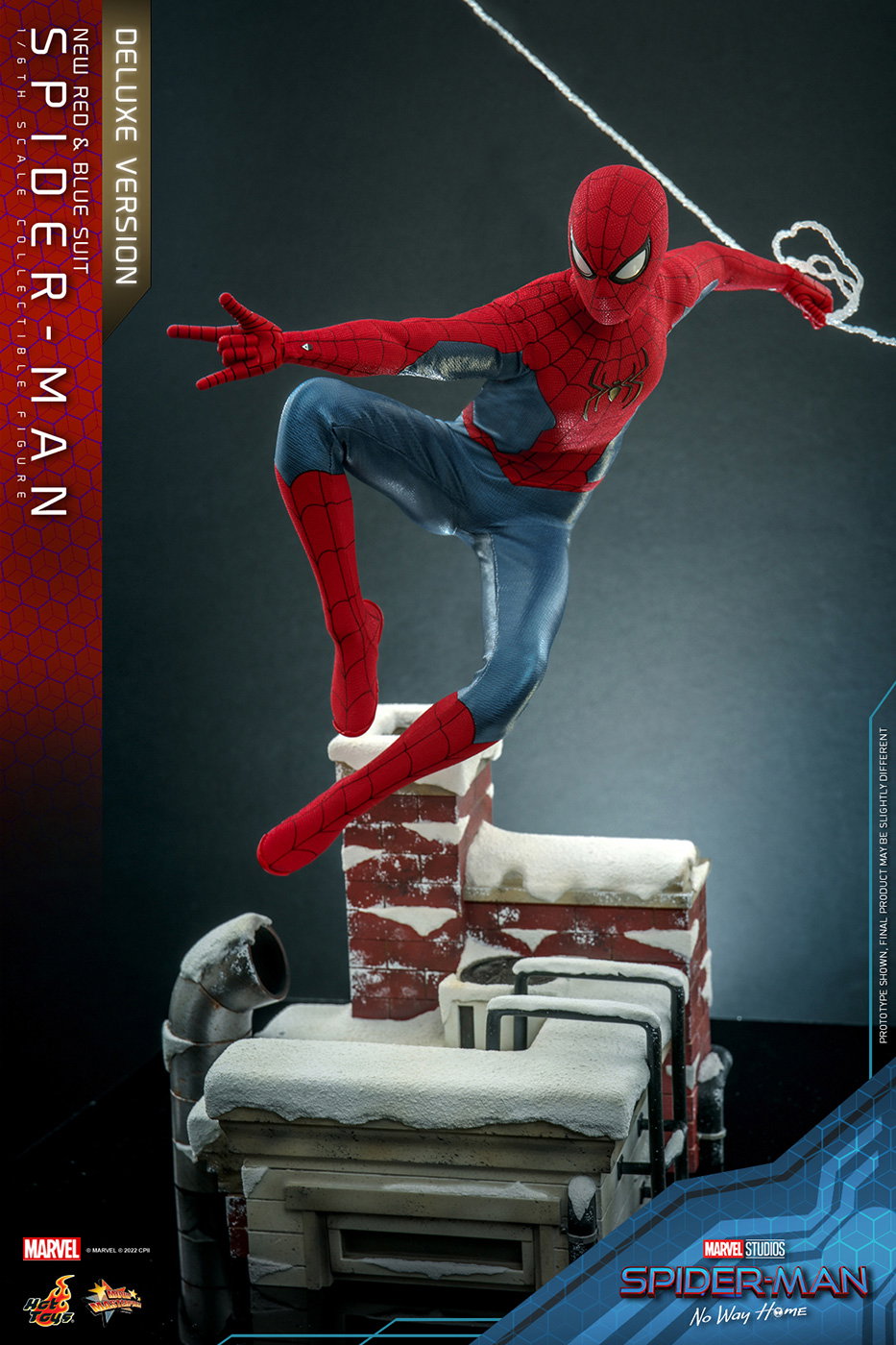 Spider-Man: No Way Home - Spider-Man (New Red & Blue Suit) [With Bonus Accessory] image 2