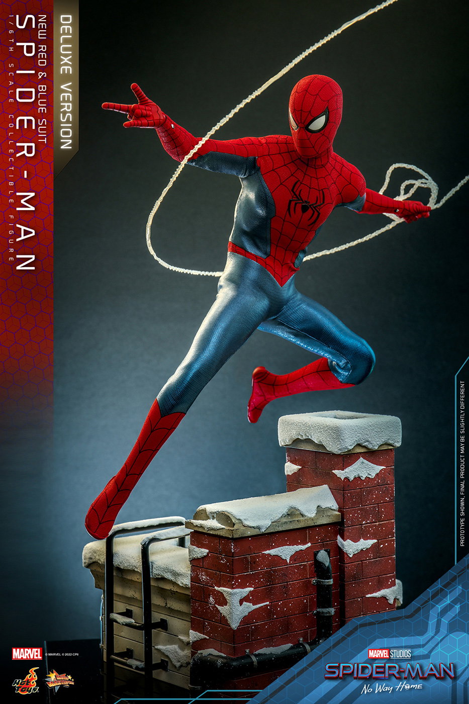 Spider-Man: No Way Home - Spider-Man (New Red & Blue Suit) [With Bonus Accessory] image 4