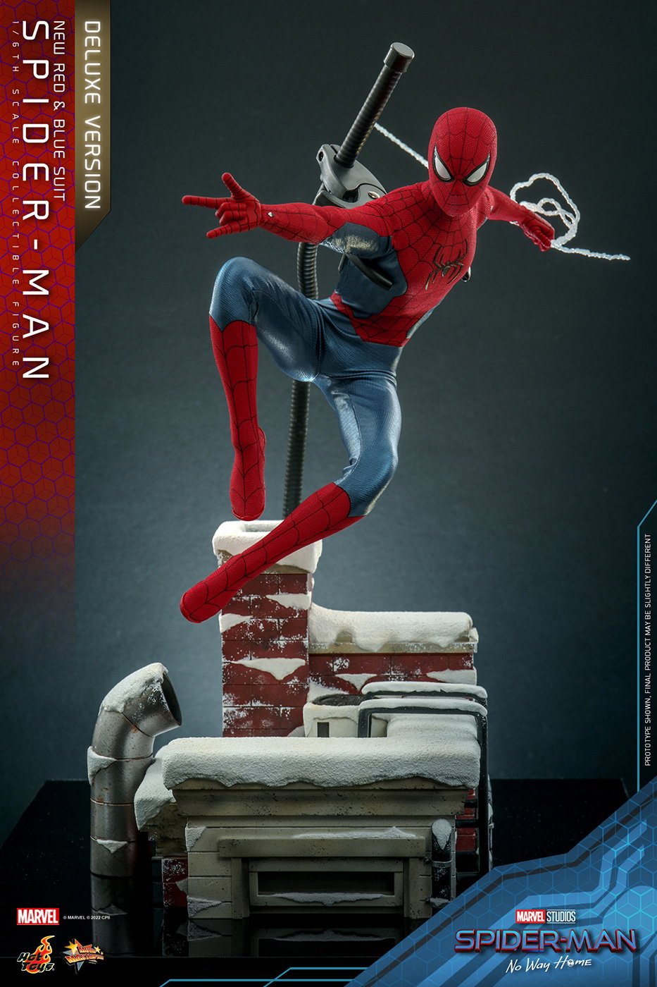 Spider-Man: No Way Home - Spider-Man (New Red & Blue Suit) [With Bonus Accessory] image 5