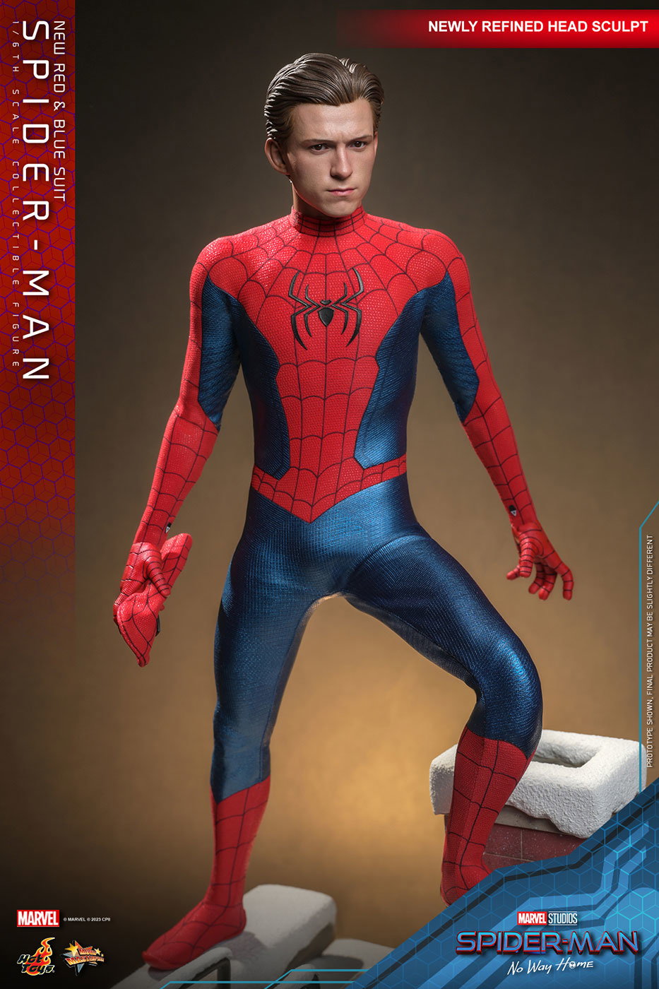 Spider-Man: No Way Home - Spider-Man (New Red & Blue Suit) [With Bonus Accessory] image 9