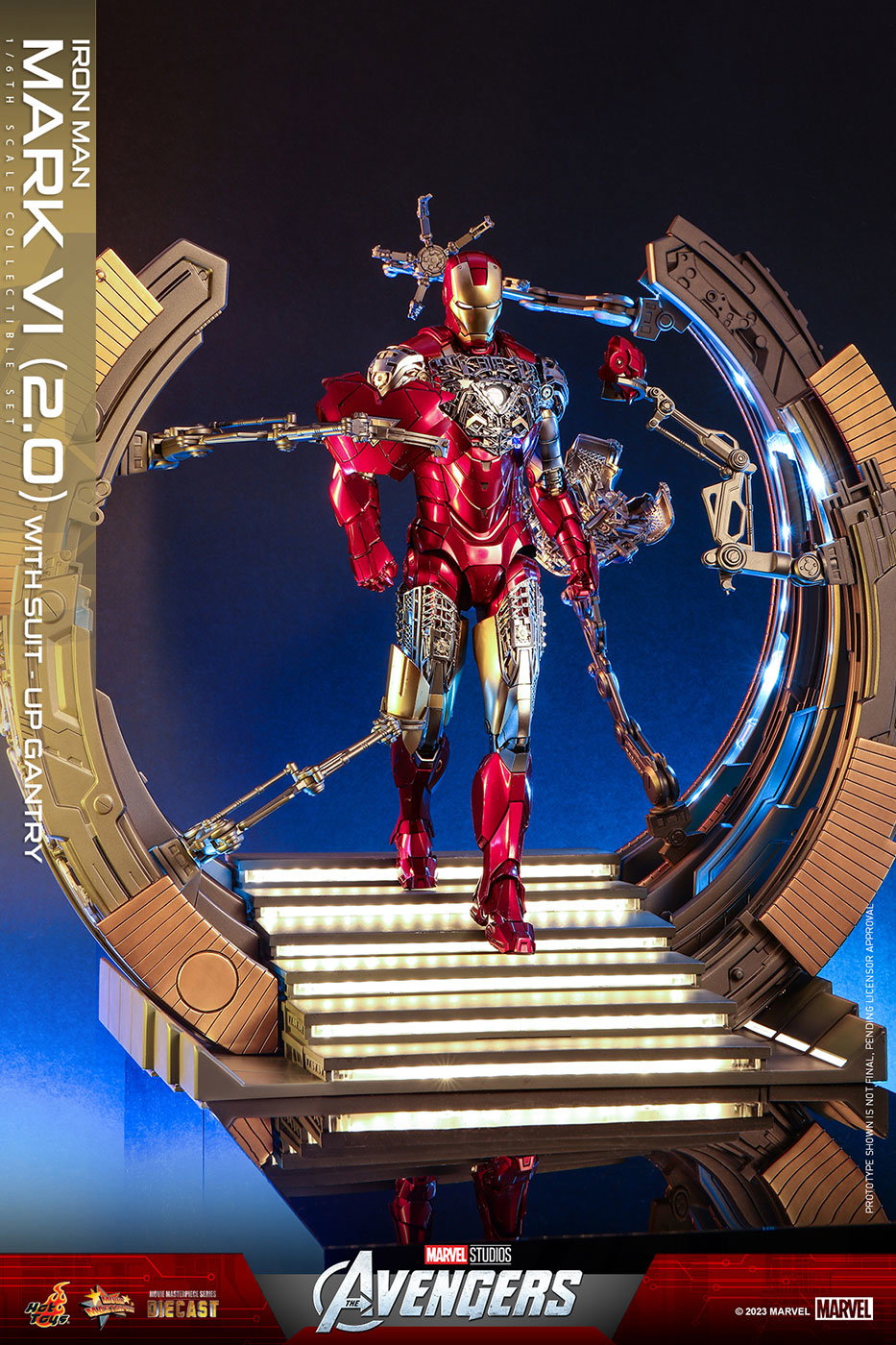 The Avengers - Iron Man Mark 6 (Version 2.0) [With Suit-Up Gantry] image 2