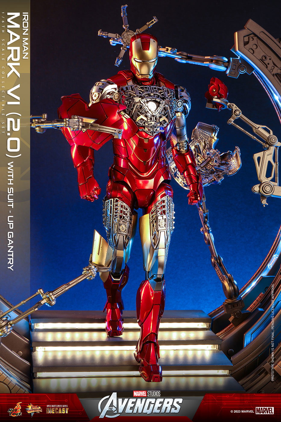 The Avengers - Iron Man Mark 6 (Version 2.0) [With Suit-Up Gantry] image 3