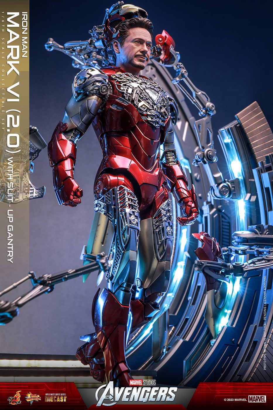 The Avengers - Iron Man Mark 6 (Version 2.0) [With Suit-Up Gantry] image 4
