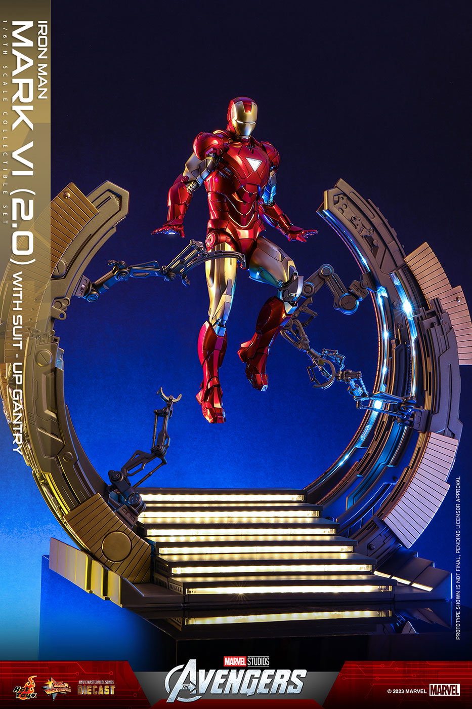 The Avengers - Iron Man Mark 6 (Version 2.0) [With Suit-Up Gantry] image 5