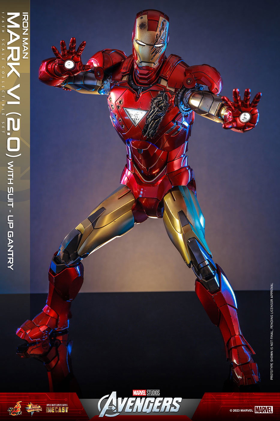 The Avengers - Iron Man Mark 6 (Version 2.0) [With Suit-Up Gantry] image 8