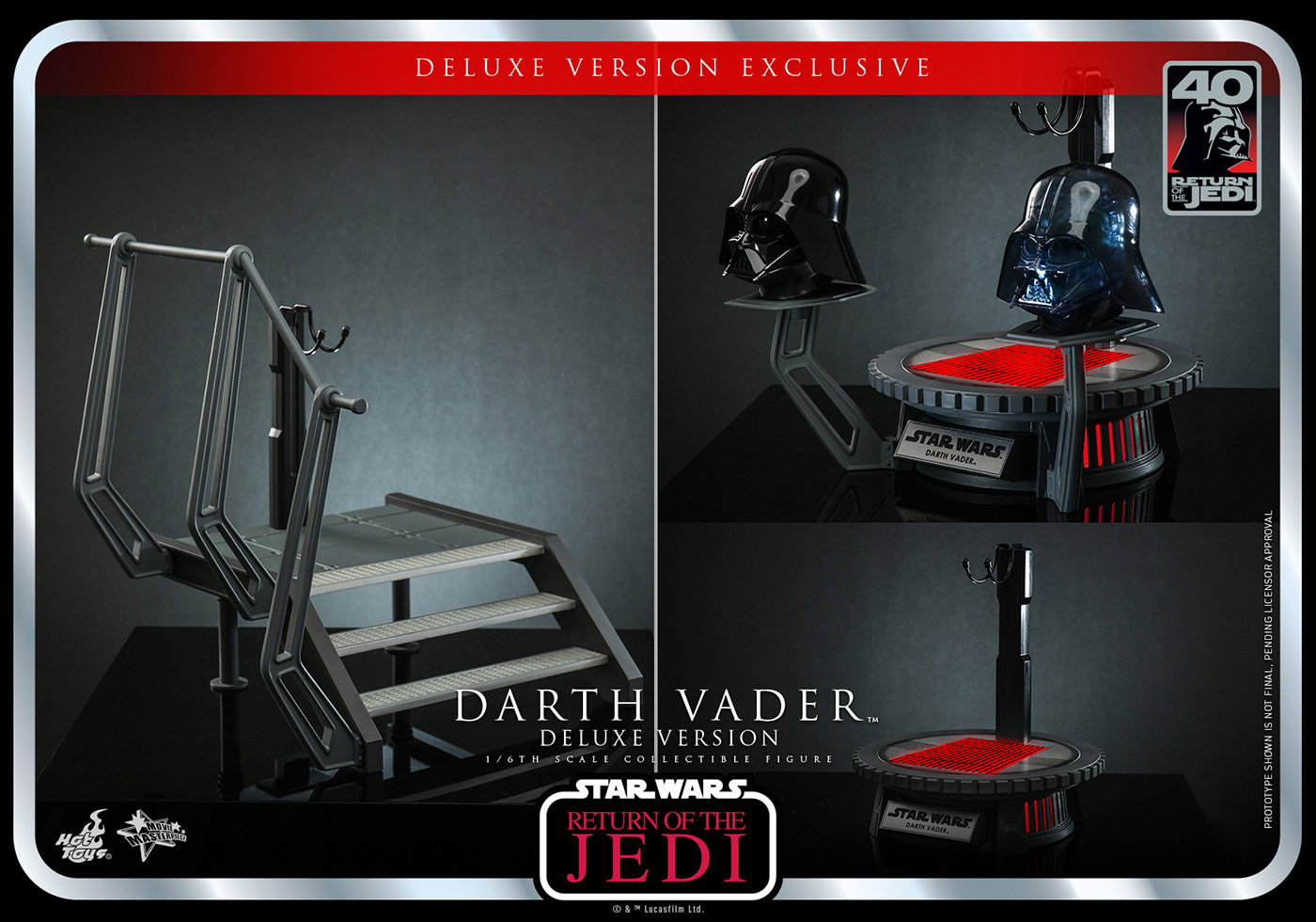 Star Wars / Episode VI Return Of The Jedi - Darth Vader [With Bonus Accessories] image 2