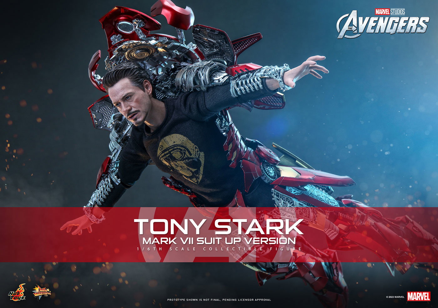 Avengers - Tony Stark (Mark 7 Suit Up Version) [With Bonus Accessory] image 4