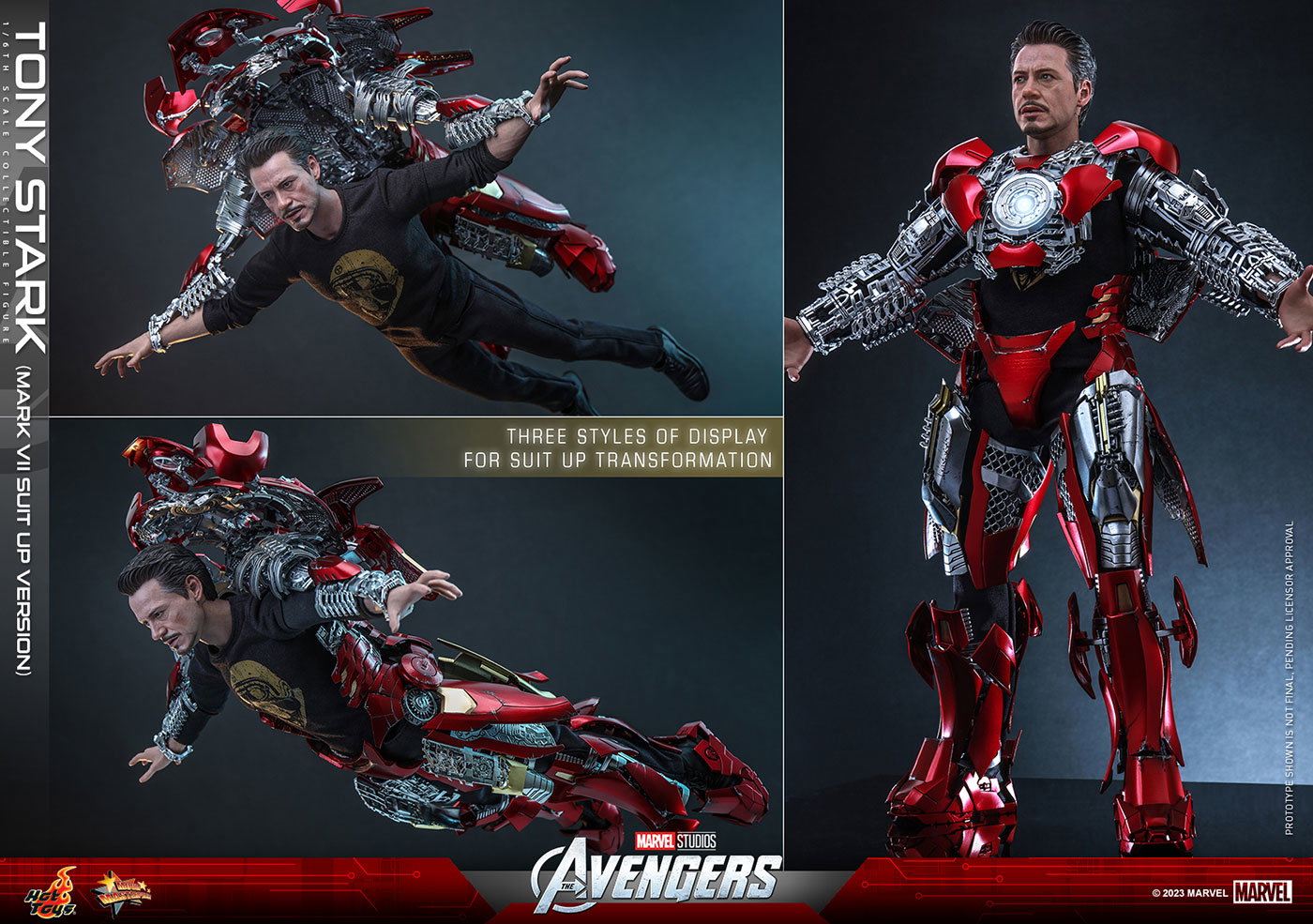 Avengers - Tony Stark (Mark 7 Suit Up Version) [With Bonus Accessory] image 8