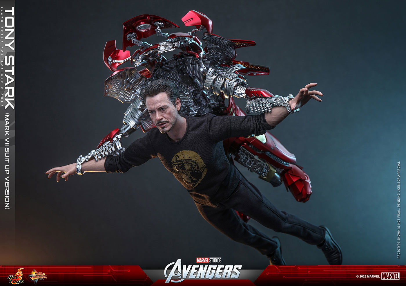 Avengers - Tony Stark (Mark 7 Suit Up Version) [With Bonus Accessory] image 9