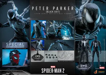 Marvel's Spider-Man 2 - Peter Parker (Black Suit) [With Bonus Accessory]