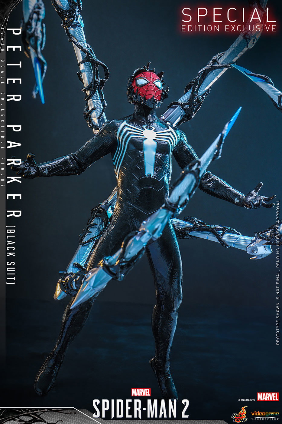 Marvel's Spider-Man 2 - Peter Parker (Black Suit) [With Bonus Accessory] image 5