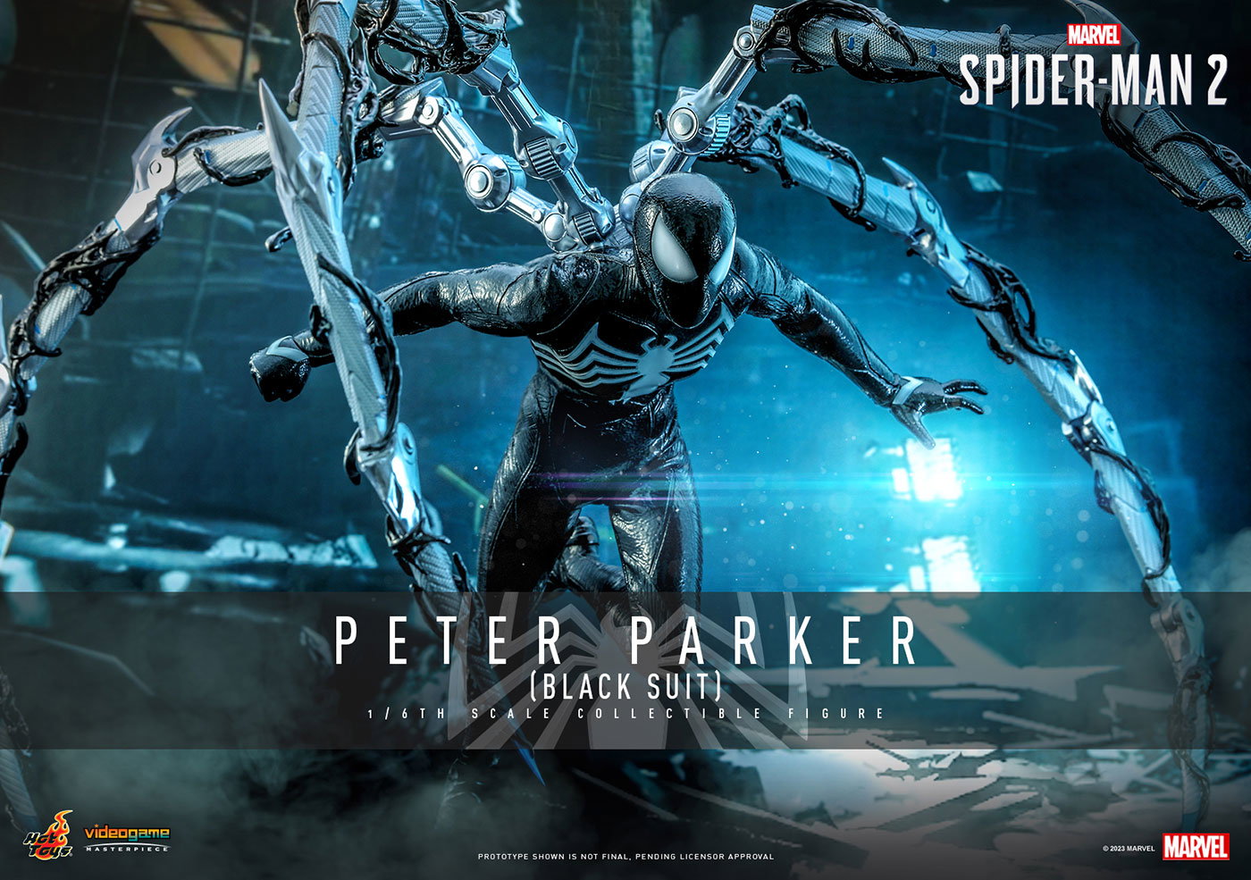 Marvel's Spider-Man 2 - Peter Parker (Black Suit) [With Bonus Accessory] image 6