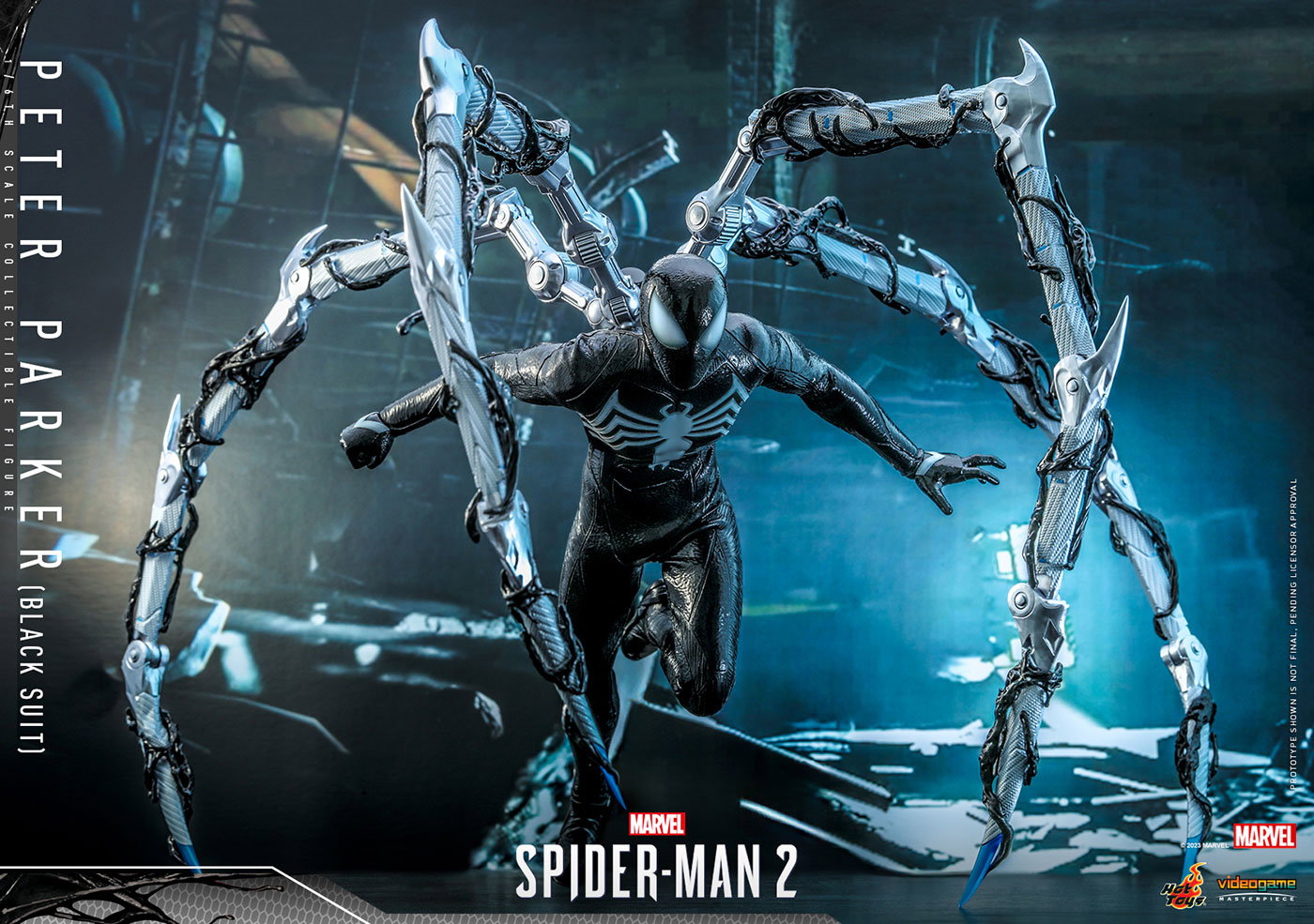 Marvel's Spider-Man 2 - Peter Parker (Black Suit) [With Bonus Accessory] image 8