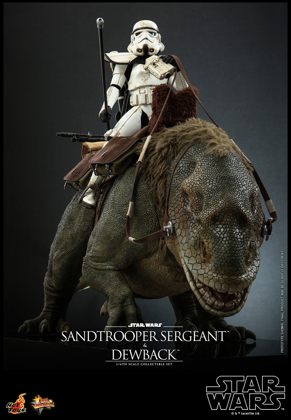 Star Wars / Episode IV A New Hope - Sandtrooper Sergeant & Dewback Set image 2