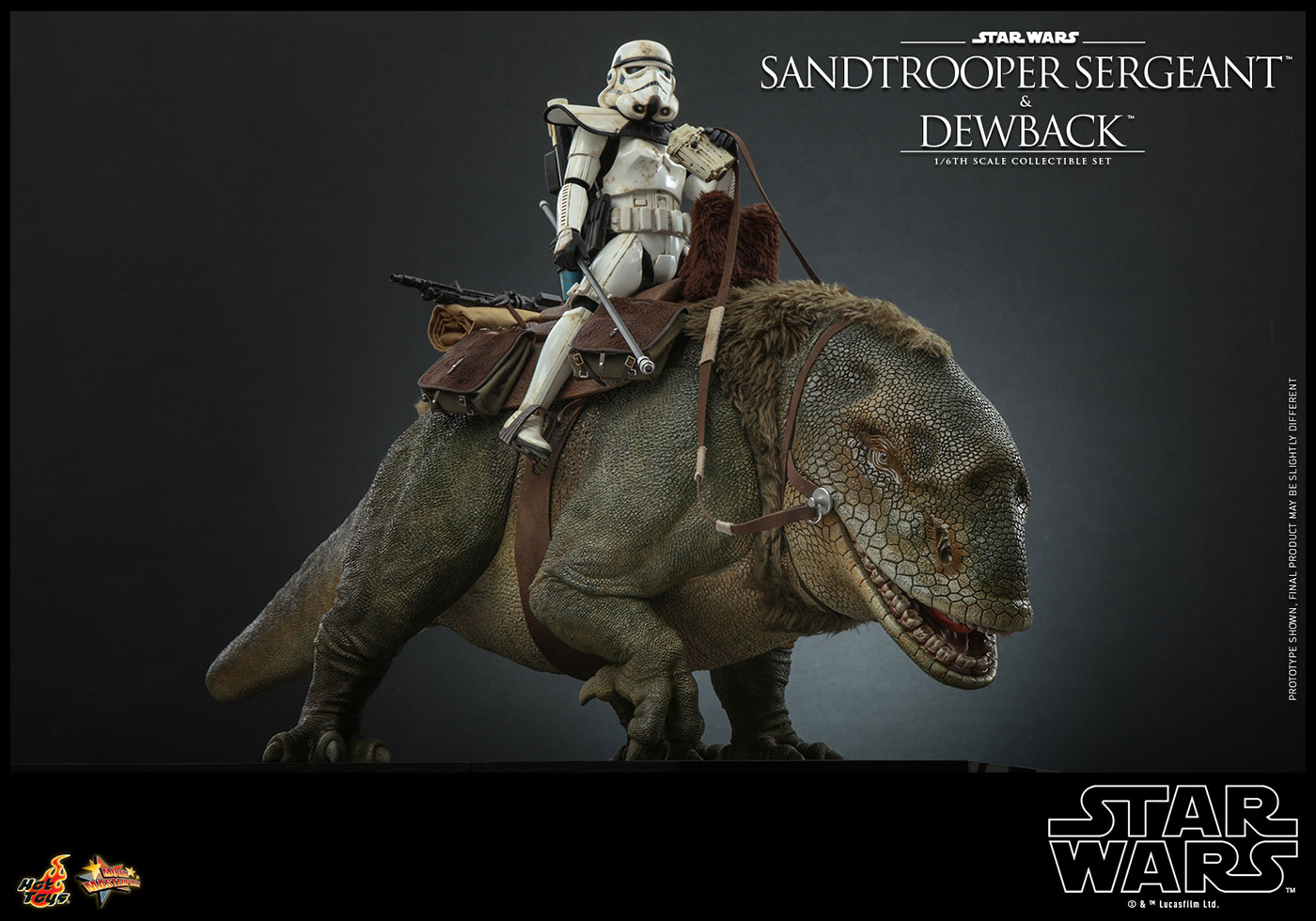 Star Wars / Episode IV A New Hope - Sandtrooper Sergeant & Dewback Set image 3