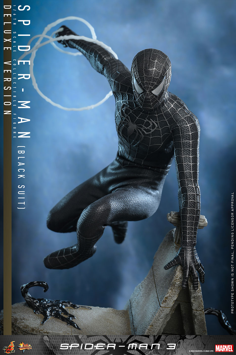 Spider-Man 3 - Spider-Man (Black Suit / Deluxe Version) [With Bonus Accessory] image 10
