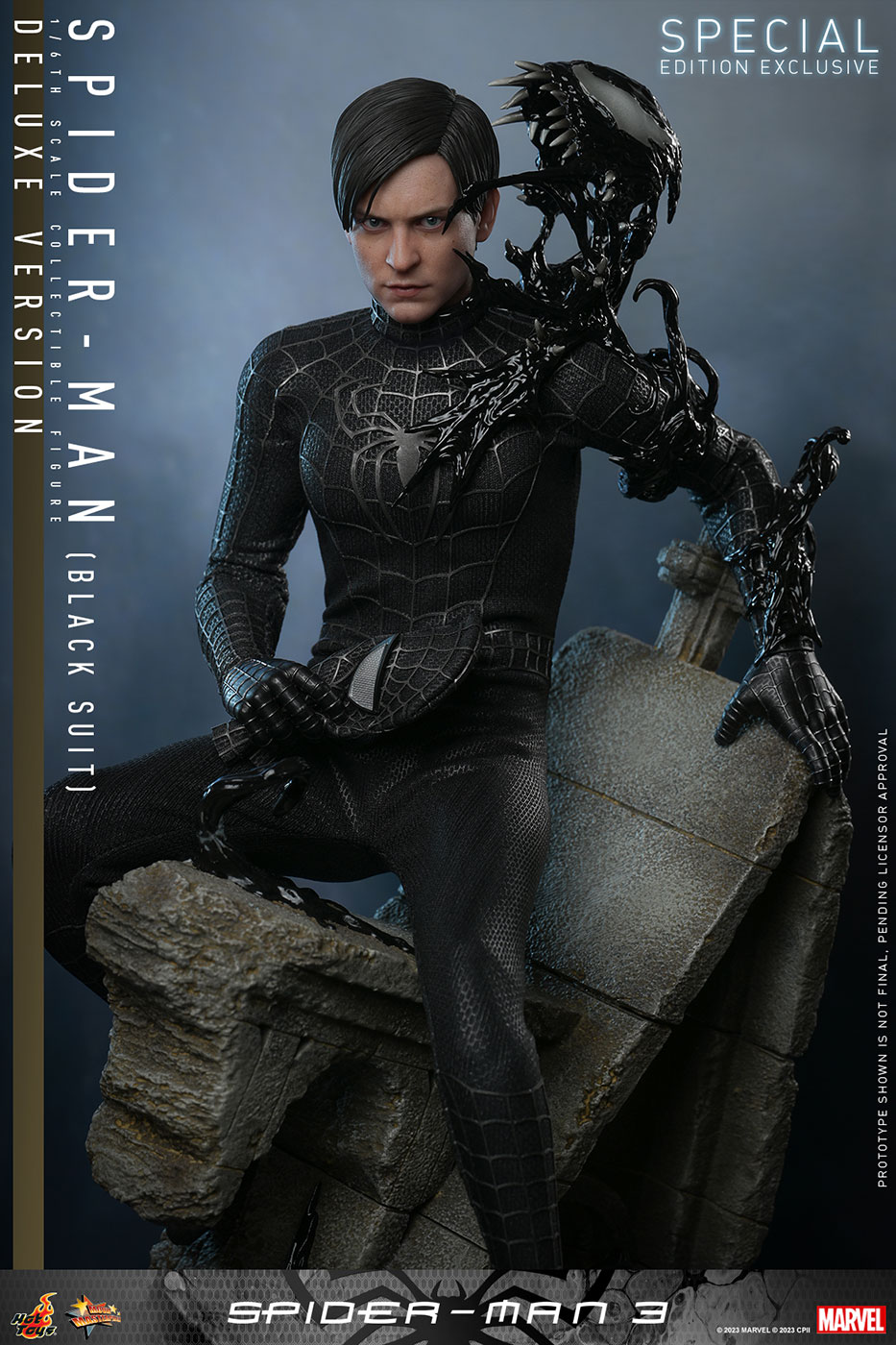 Spider-Man 3 - Spider-Man (Black Suit / Deluxe Version) [With Bonus Accessory] image 2