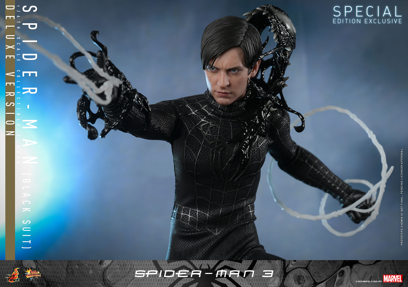 Spider-Man 3 - Spider-Man (Black Suit / Deluxe Version) [With Bonus Accessory] image 4