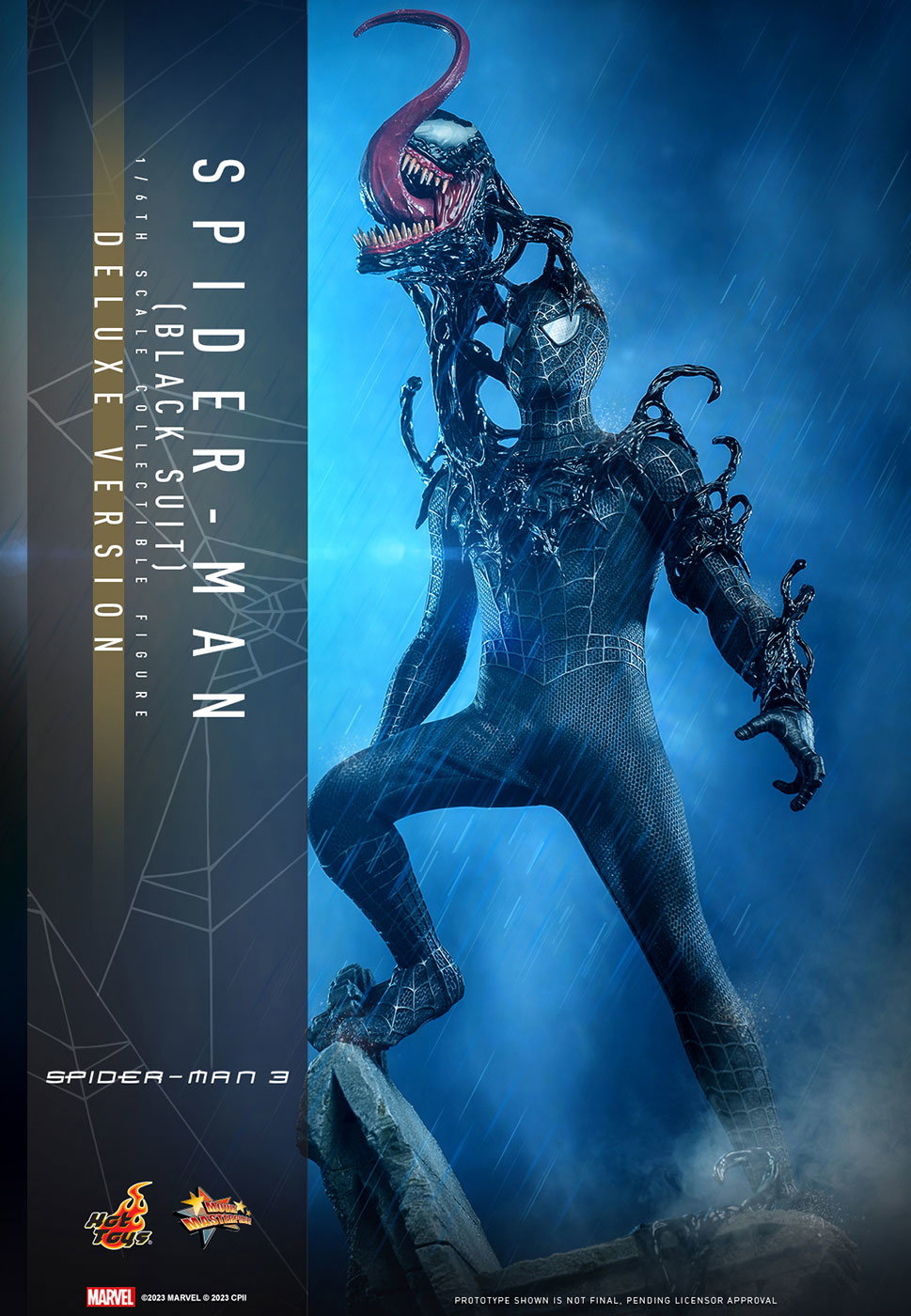 Spider-Man 3 - Spider-Man (Black Suit / Deluxe Version) [With Bonus Accessory] image 7