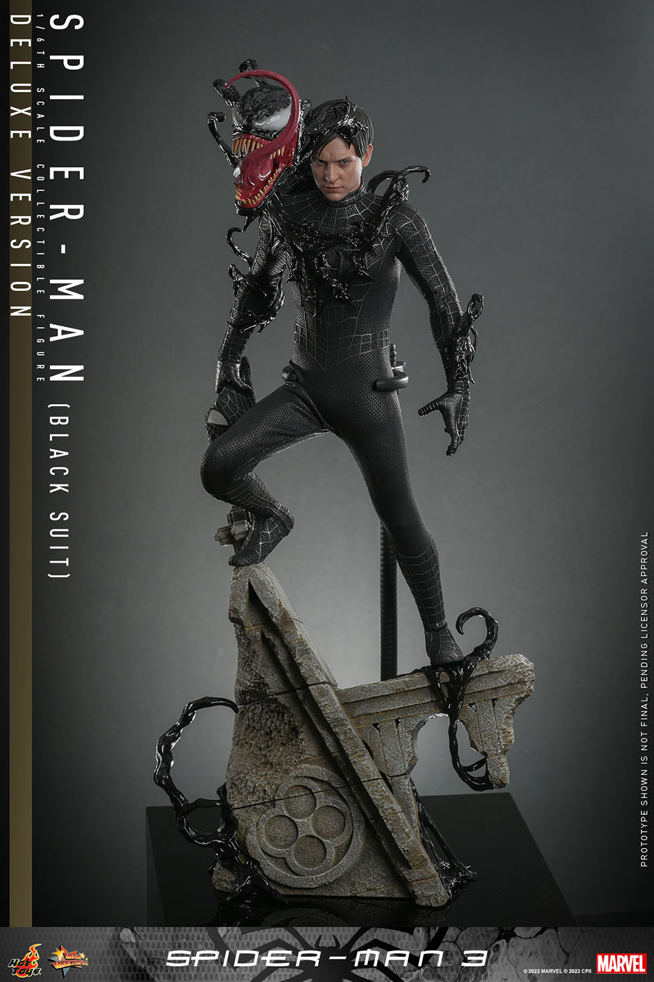 Spider-Man 3 - Spider-Man (Black Suit / Deluxe Version) [With Bonus Accessory] image 8