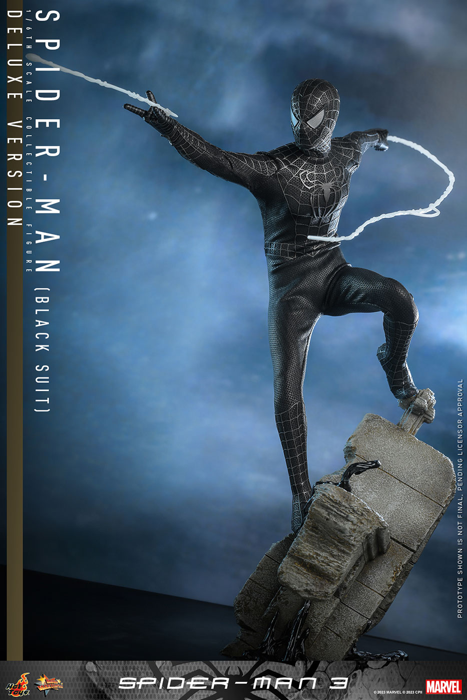 Spider-Man 3 - Spider-Man (Black Suit / Deluxe Version) [With Bonus Accessory] image 9