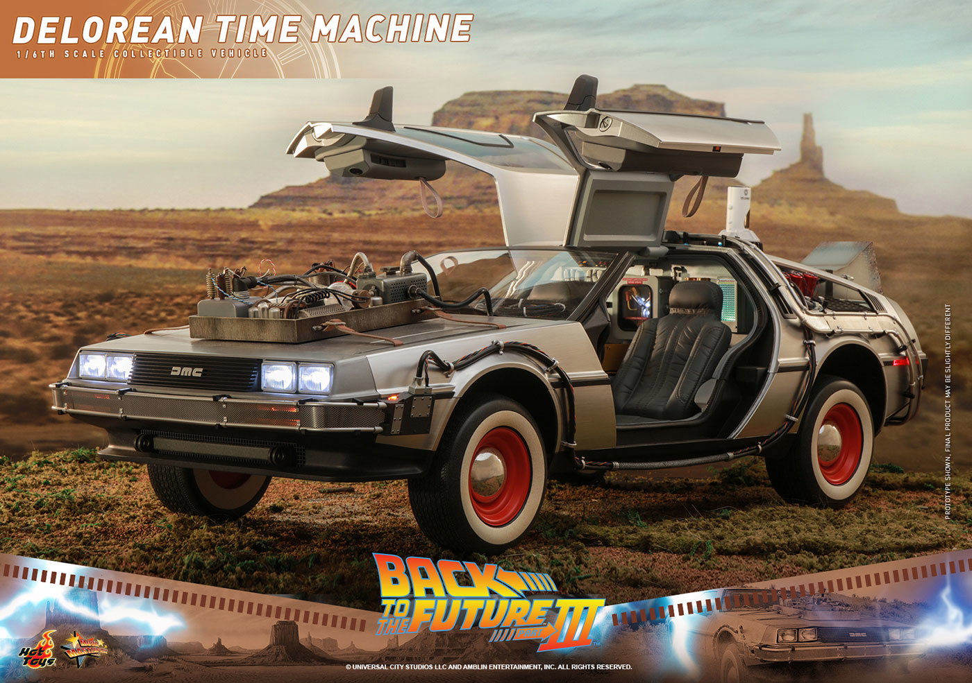 Back to the Future Part III - DeLorean Time Machine image 2