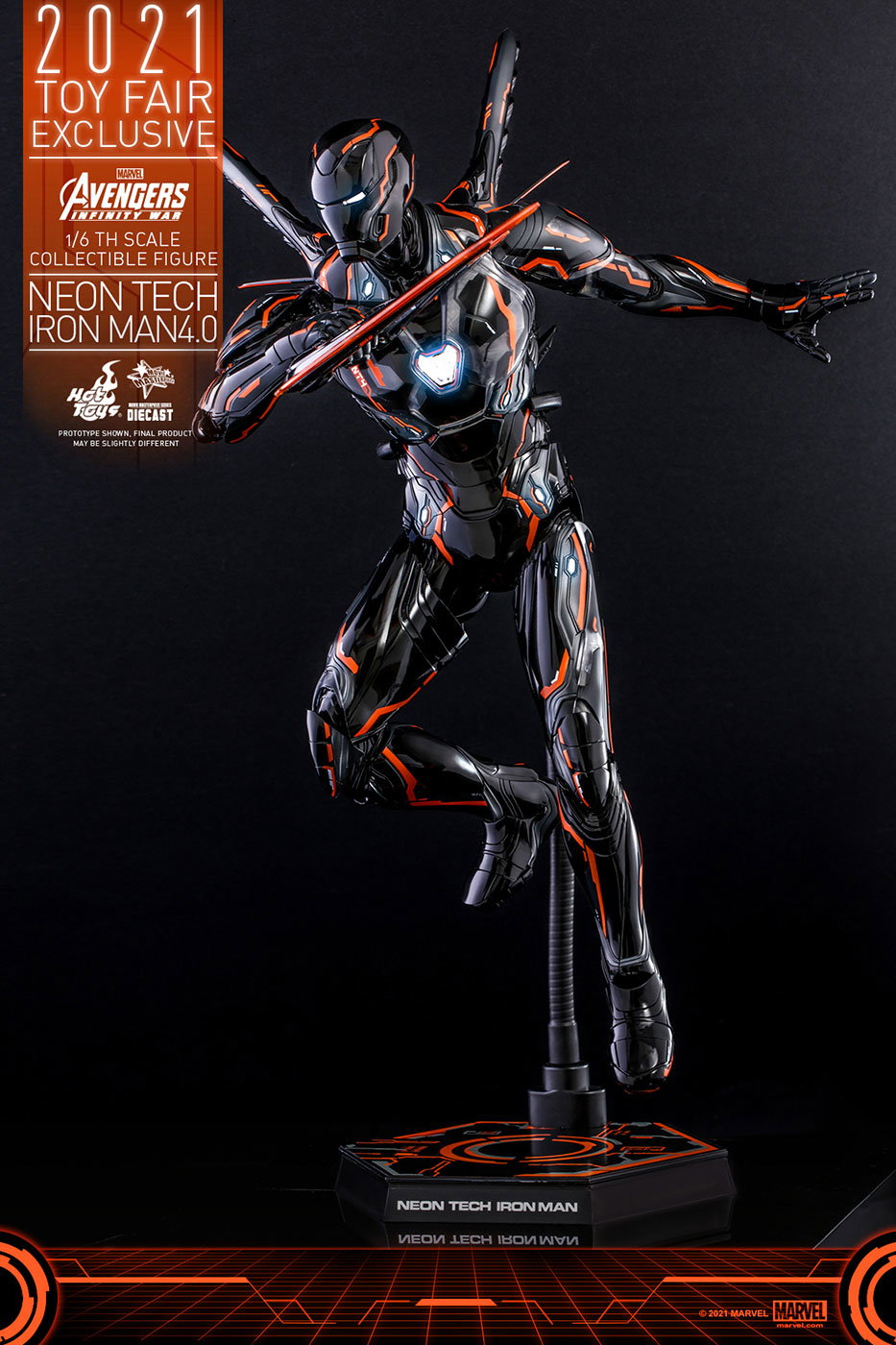 Avengers: Infinity War - Mark 50 (Neon Tech / Orange Version) image 2