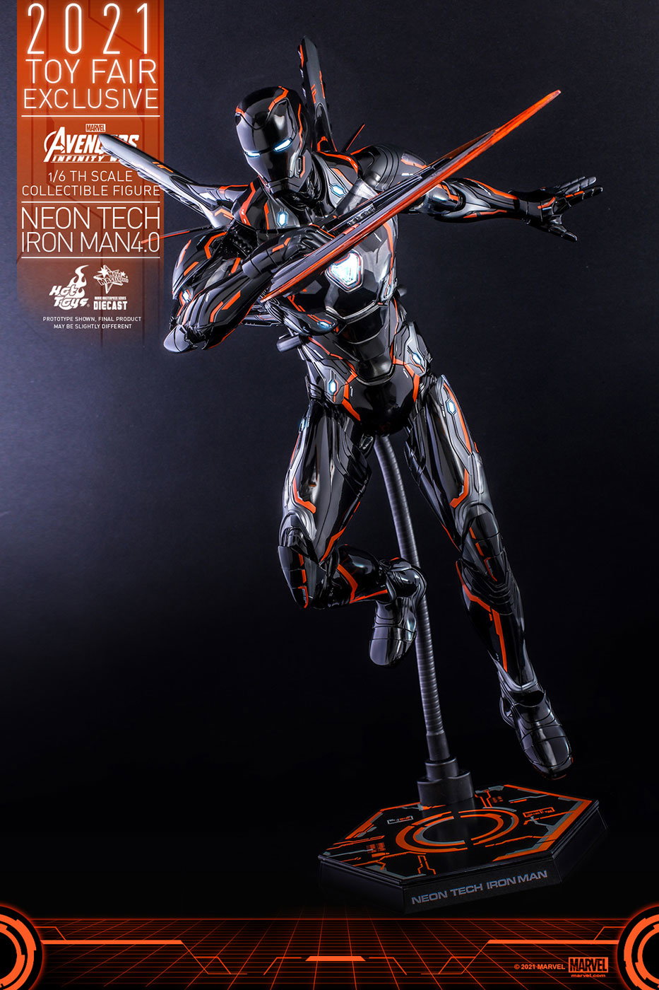 Avengers: Infinity War - Mark 50 (Neon Tech / Orange Version) image 3
