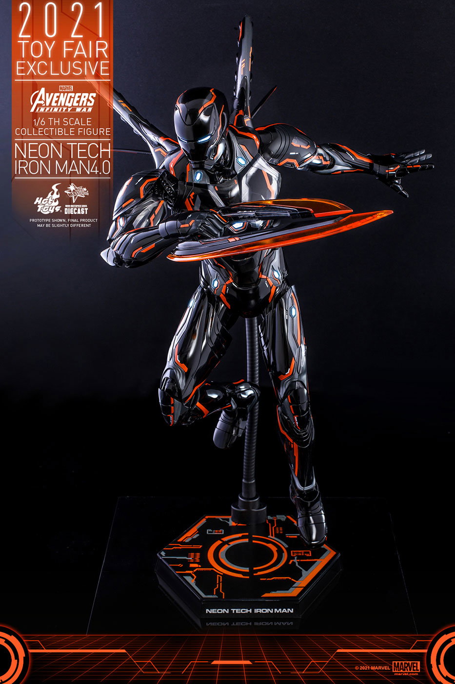Avengers: Infinity War - Mark 50 (Neon Tech / Orange Version) image 4