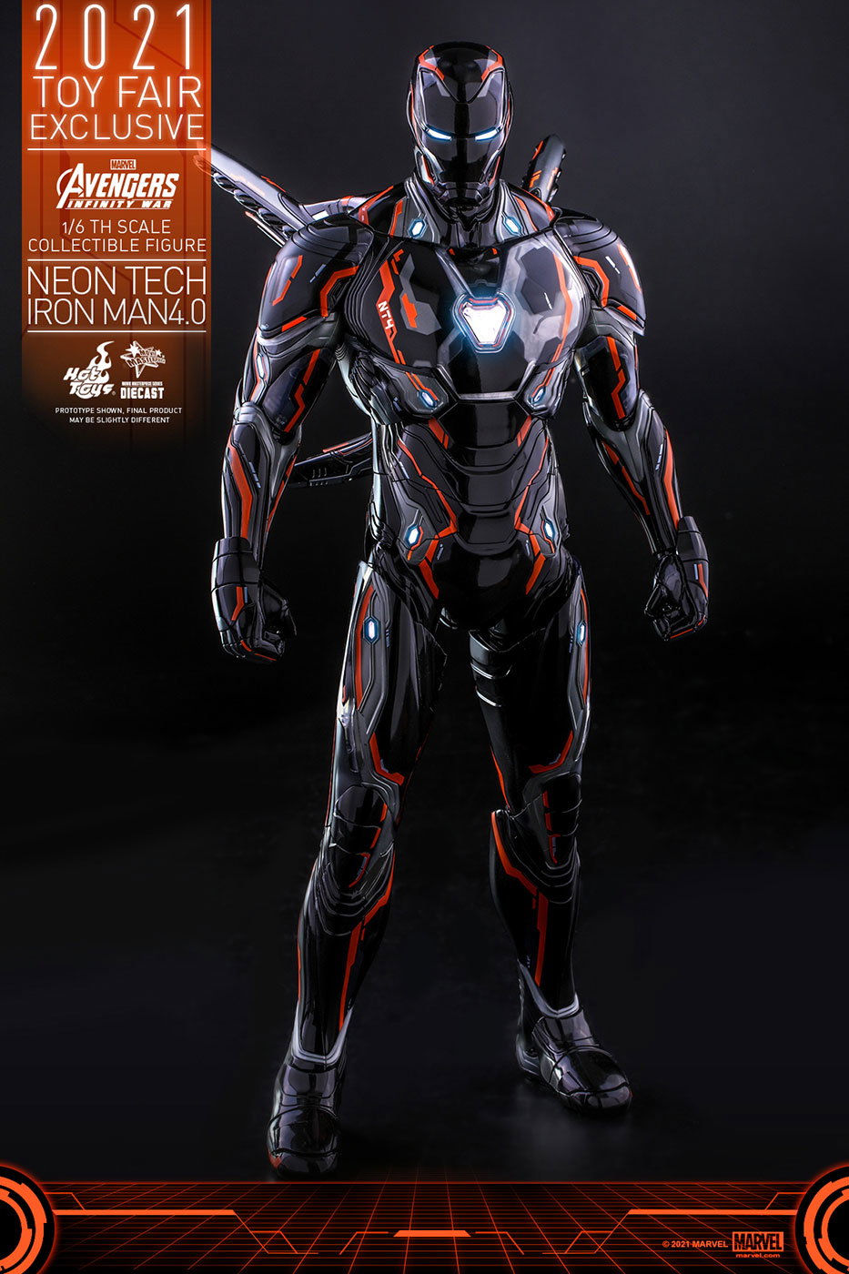 Avengers: Infinity War - Mark 50 (Neon Tech / Orange Version) image 6