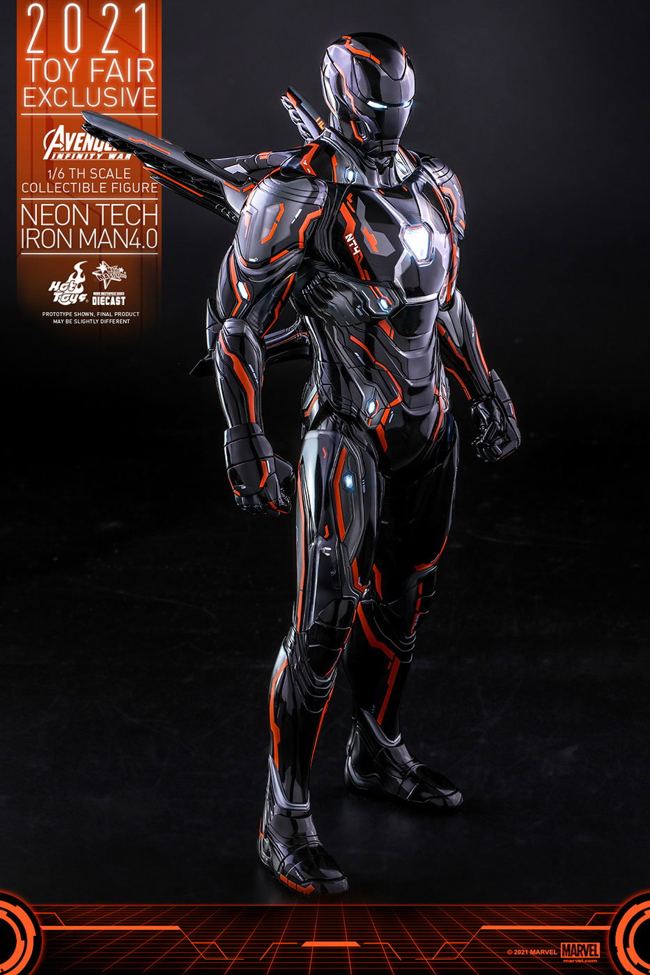 Avengers: Infinity War - Mark 50 (Neon Tech / Orange Version) image 7