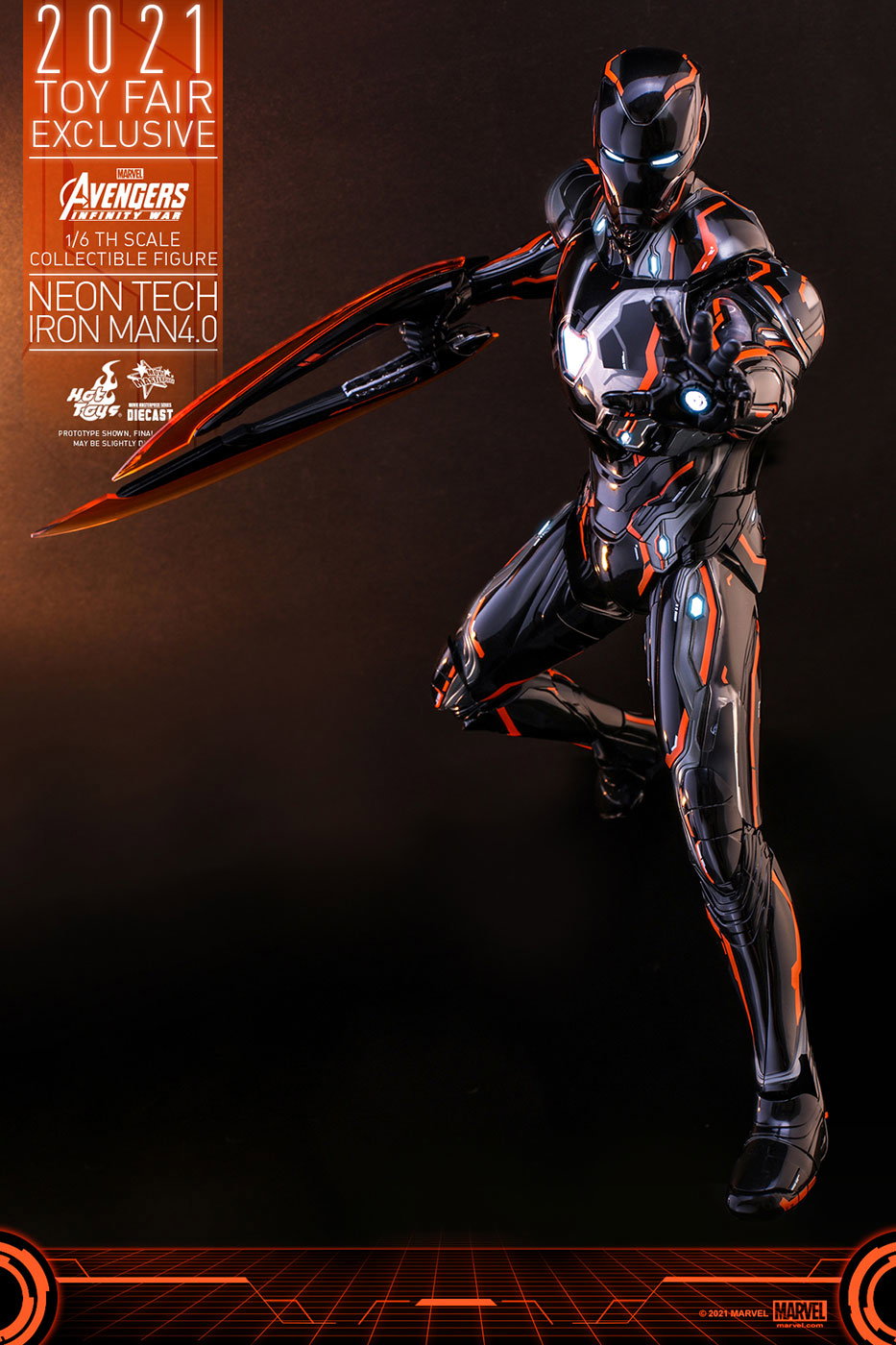 Avengers: Infinity War - Mark 50 (Neon Tech / Orange Version) image 8