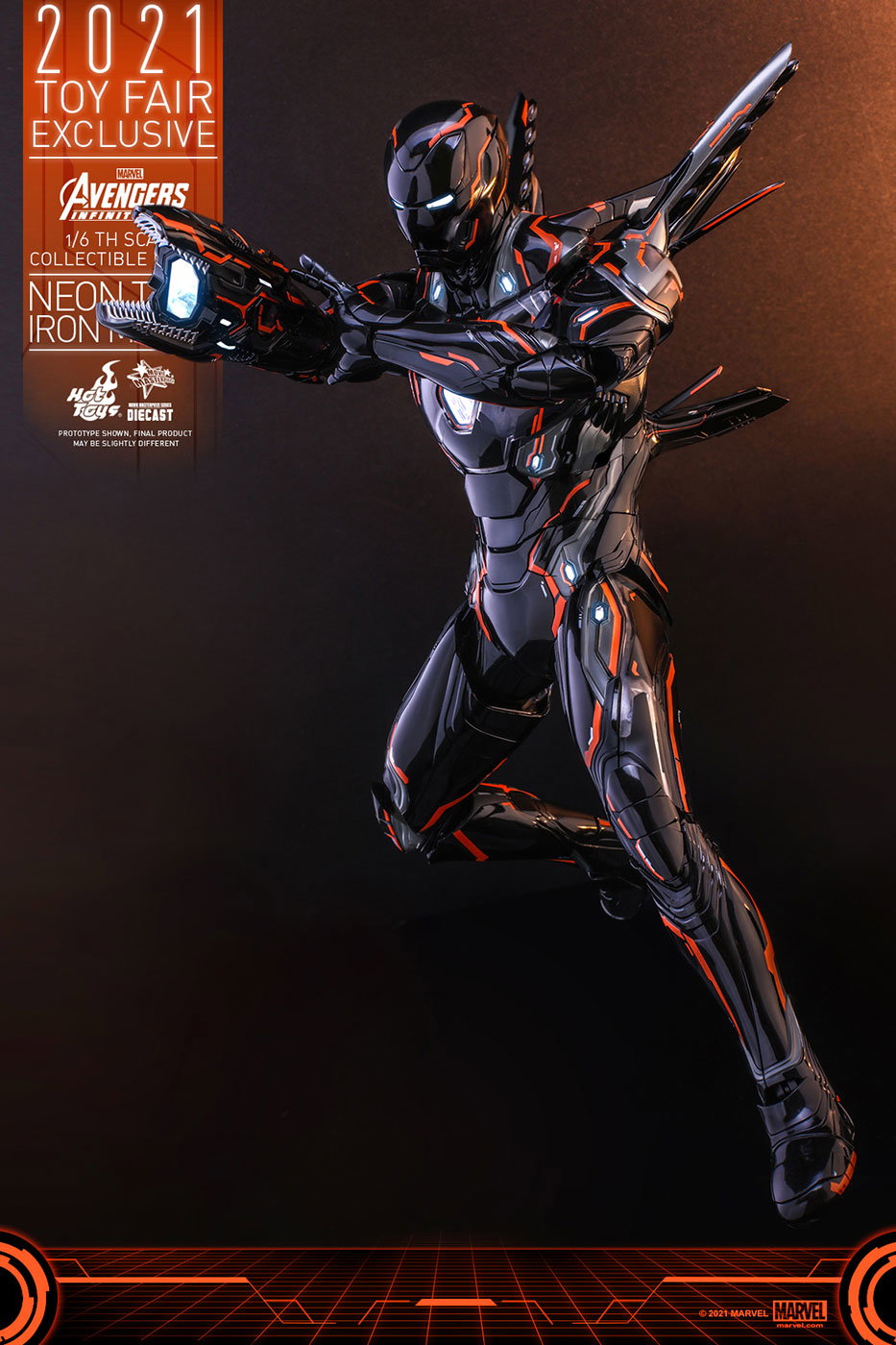 Avengers: Infinity War - Mark 50 (Neon Tech / Orange Version) image 9
