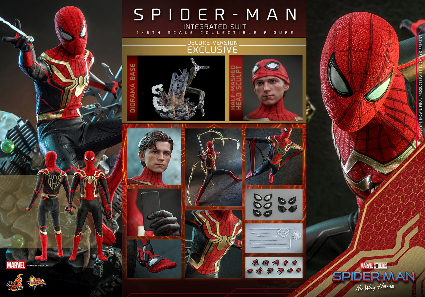 Spider-Man: No Way Home - Spider-Man (Integrated Suit Version) [With Bonus Accessories] image 2