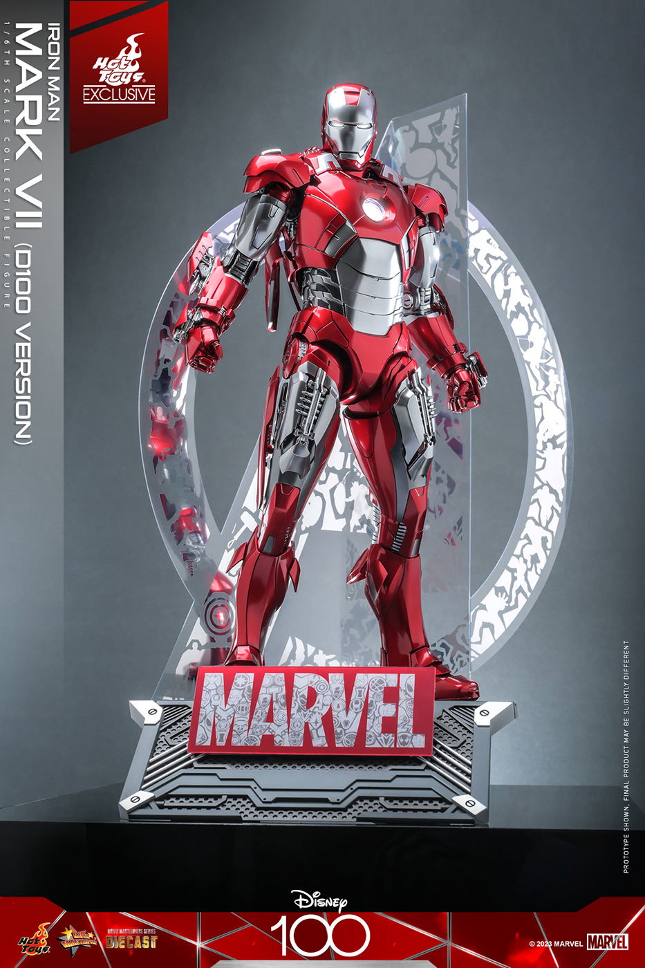 Disney 100 - Iron Man Mark 7 (Platinum Color) image 2