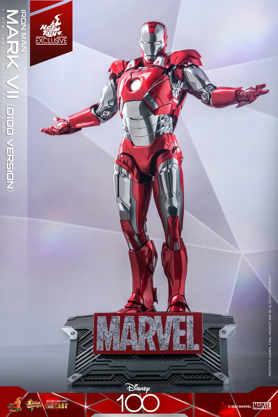 Disney 100 - Iron Man Mark 7 (Platinum Color) image 5