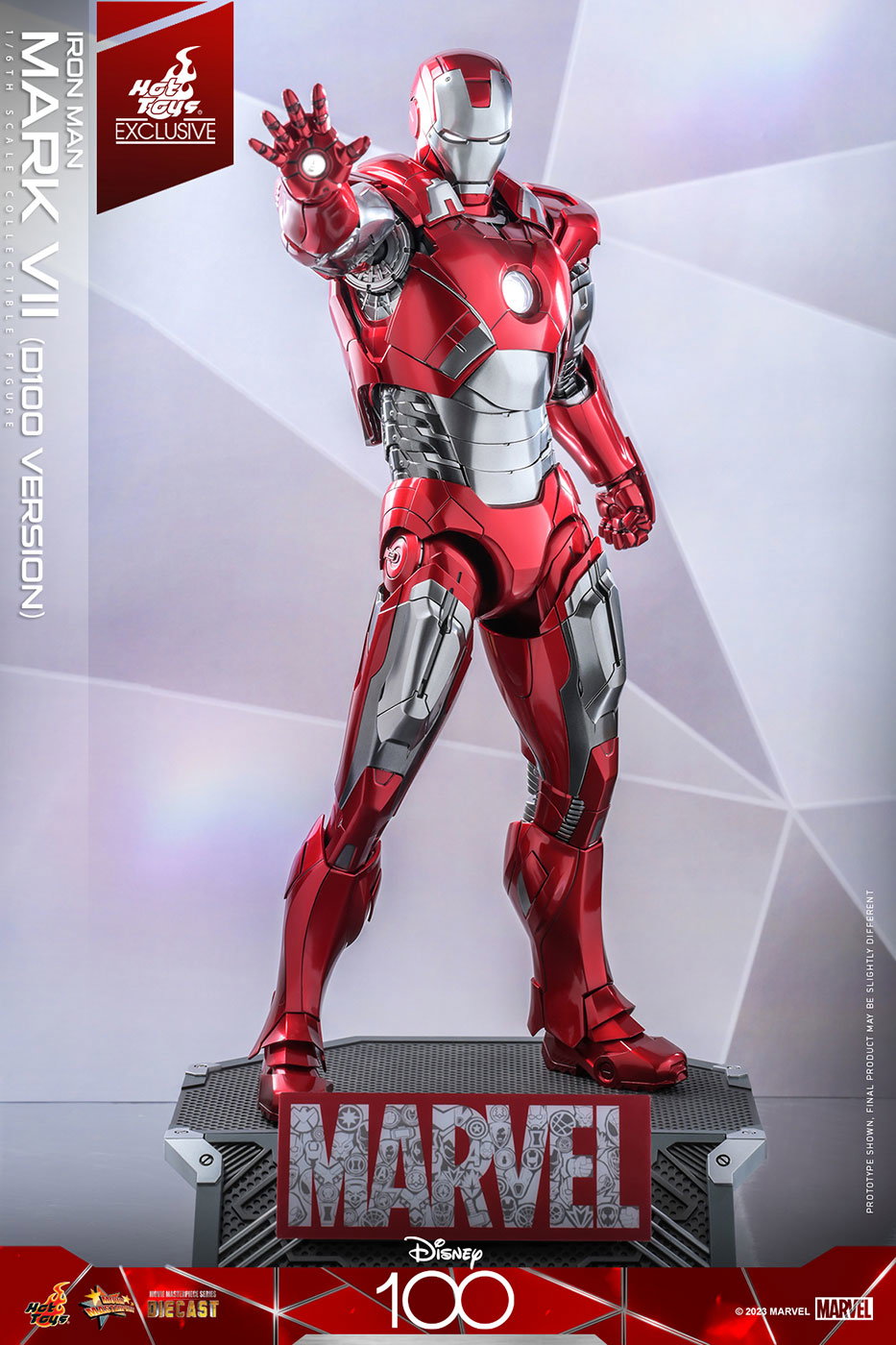 Disney 100 - Iron Man Mark 7 (Platinum Color) image 6