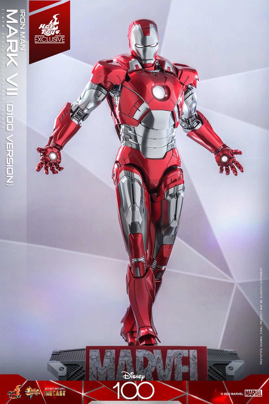 Disney 100 - Iron Man Mark 7 (Platinum Color) image 7