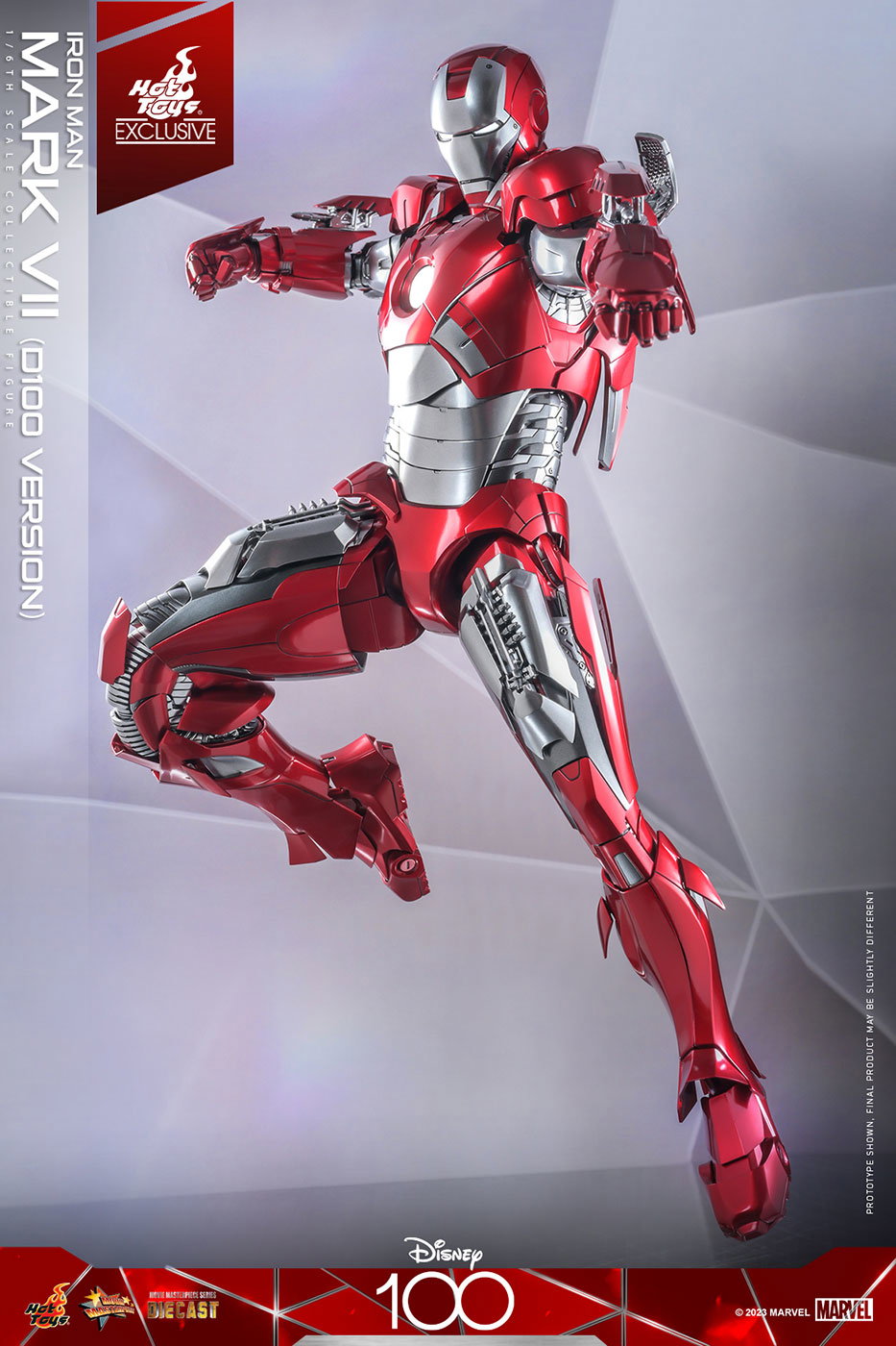 Disney 100 - Iron Man Mark 7 (Platinum Color) image 9