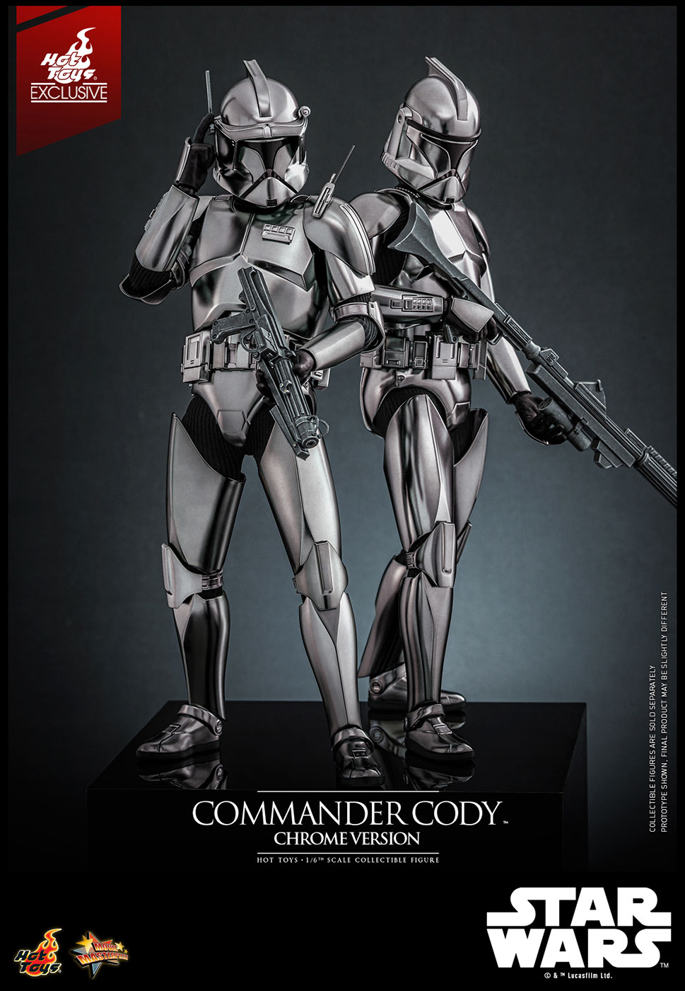 Star Wars / Episode III Revenge of the Sith - Commander Cody (Chrome Version) image 6