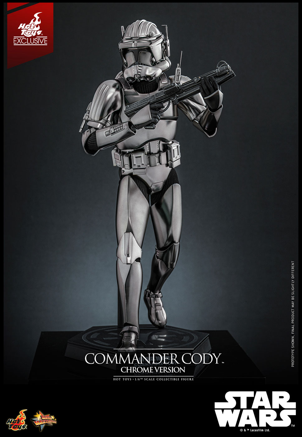 Star Wars / Episode III Revenge of the Sith - Commander Cody (Chrome Version) image 9