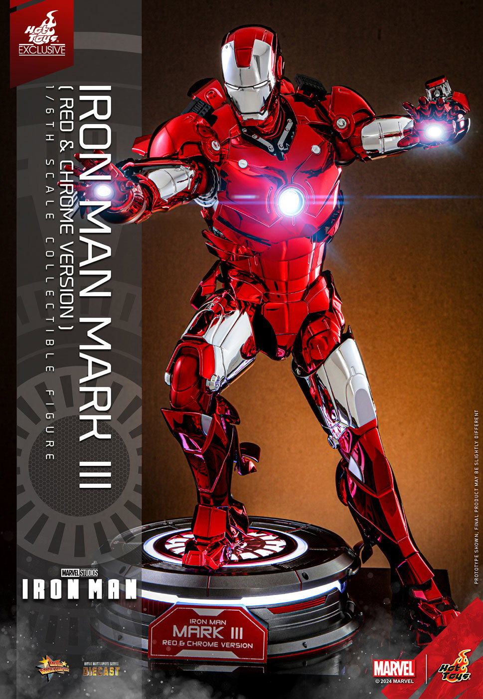 Iron Man - Iron Man Mark 3 (Red & Silver Chrome) image 1