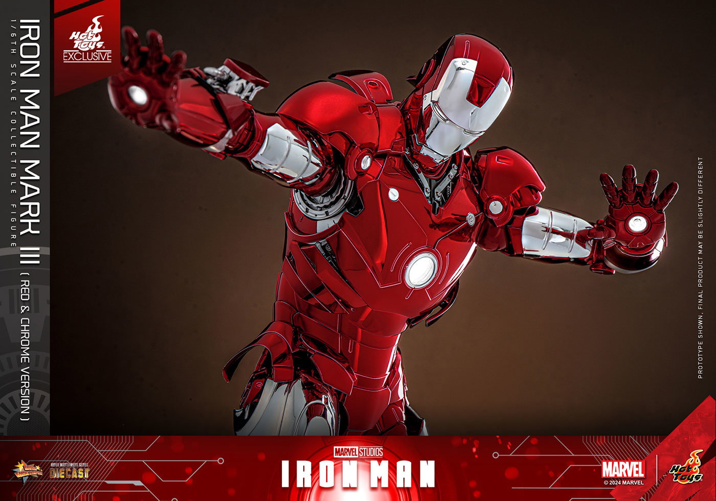 Iron Man - Iron Man Mark 3 (Red & Silver Chrome) image 10