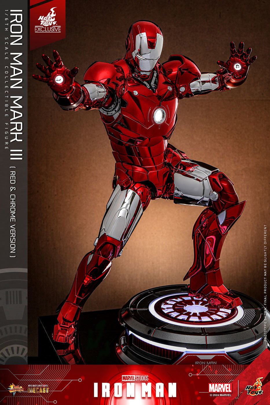 Iron Man - Iron Man Mark 3 (Red & Silver Chrome) image 2