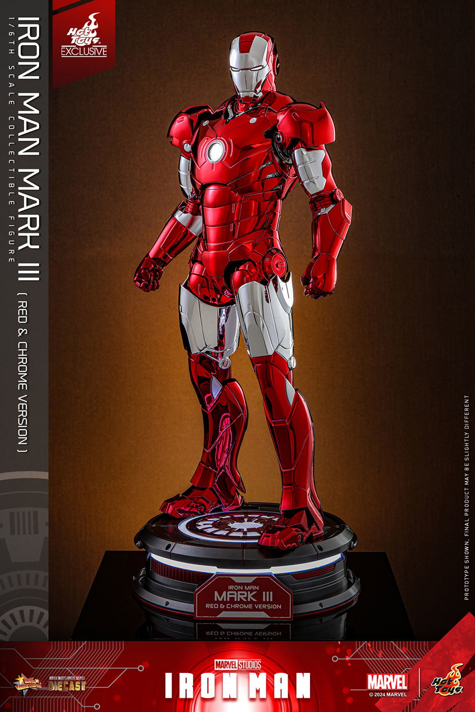Iron Man - Iron Man Mark 3 (Red & Silver Chrome) image 4