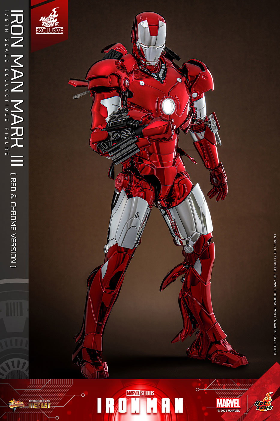 Iron Man - Iron Man Mark 3 (Red & Silver Chrome) image 5