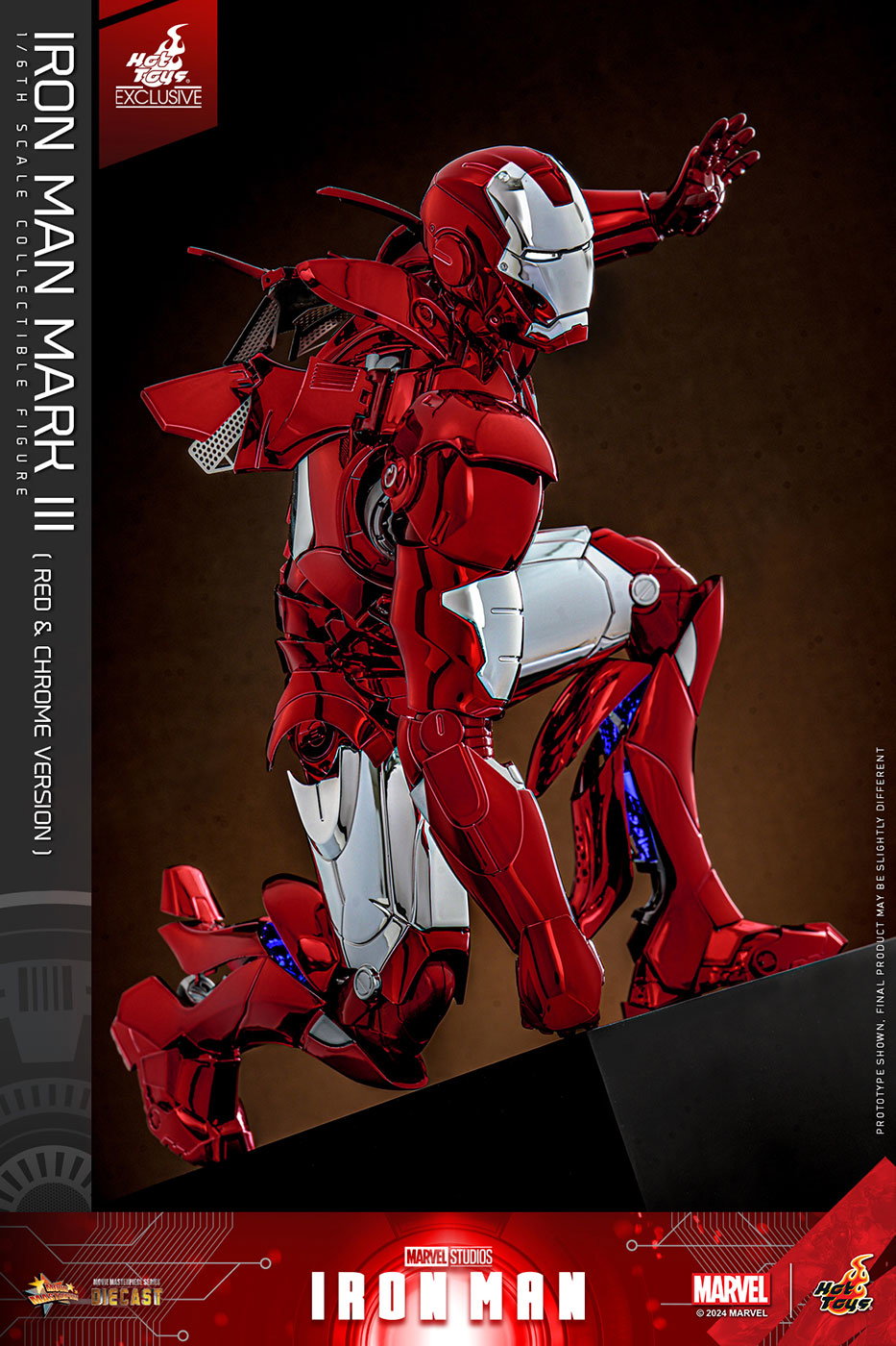 Iron Man - Iron Man Mark 3 (Red & Silver Chrome) image 7
