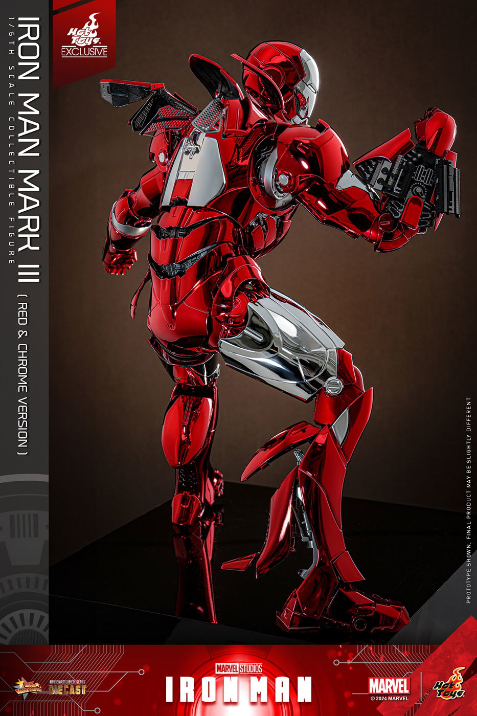 Iron Man - Iron Man Mark 3 (Red & Silver Chrome) image 8