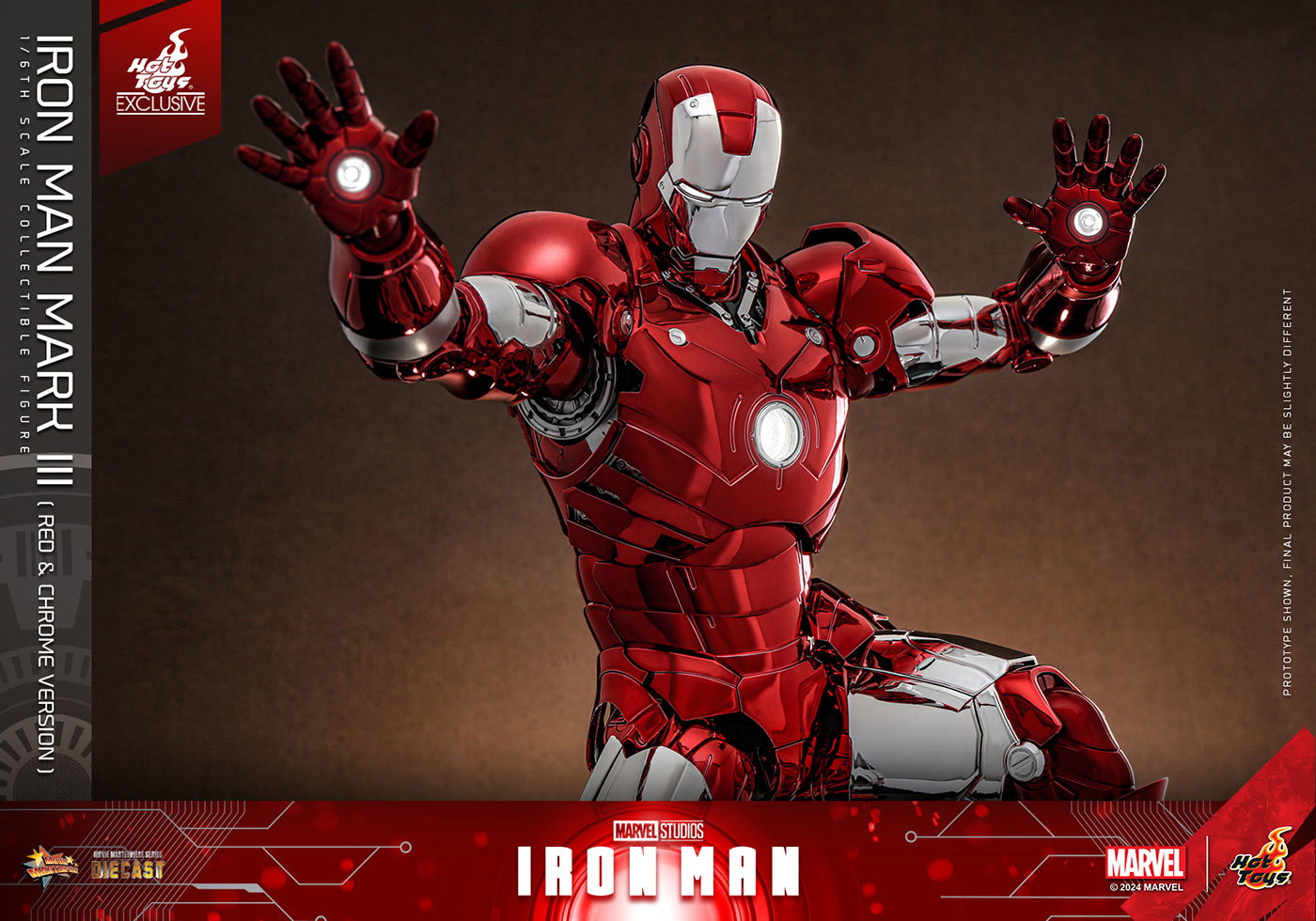 Iron Man - Iron Man Mark 3 (Red & Silver Chrome) image 9