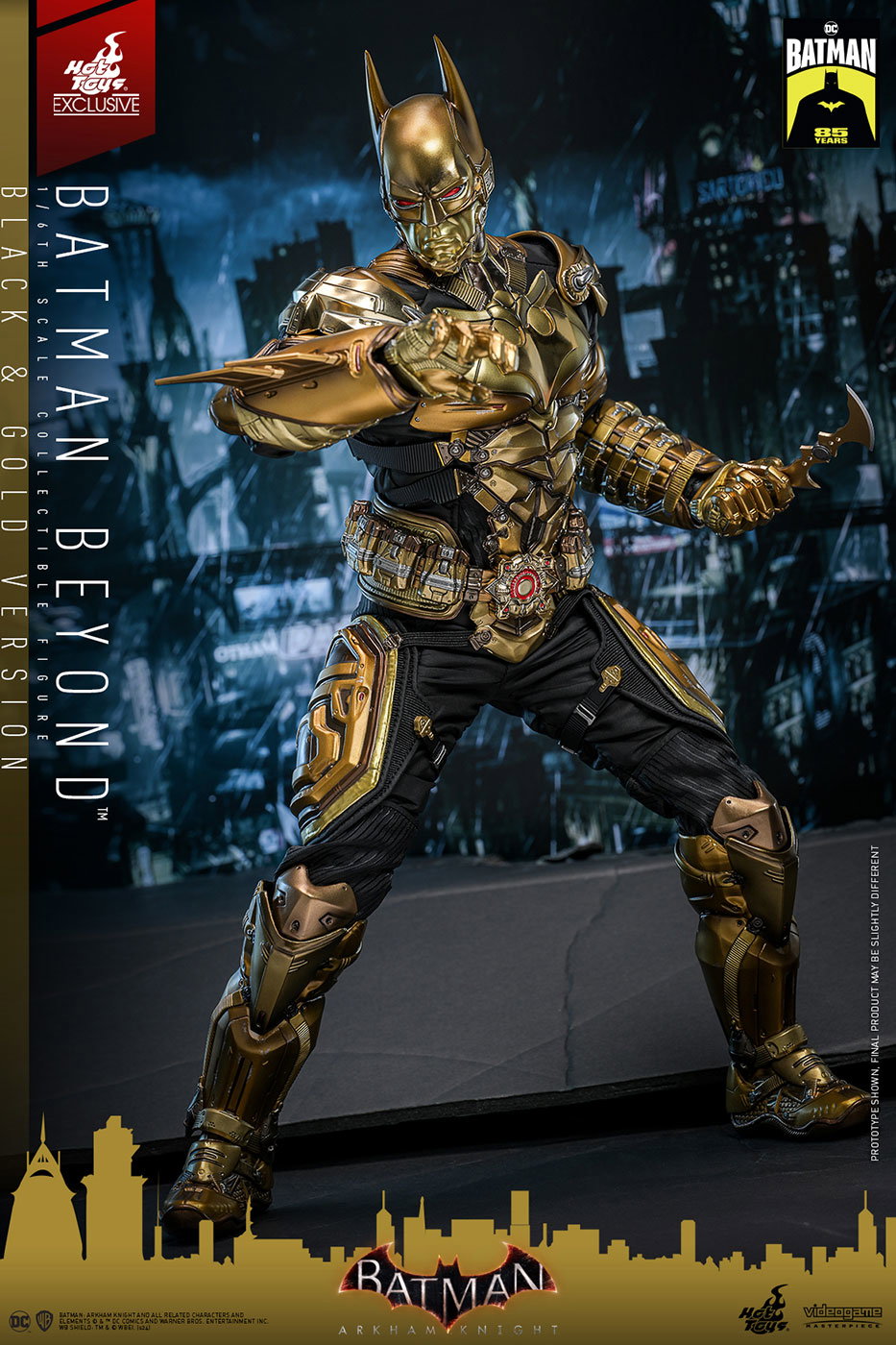 Batman Arkham Knight - Batman Beyond (Black & Gold Version) image 6